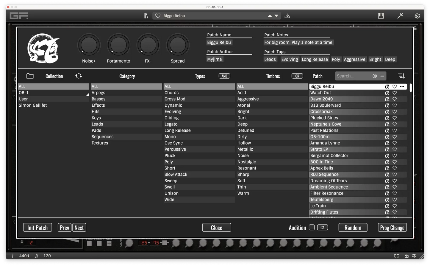 GForce Software - Oberheim OB-1