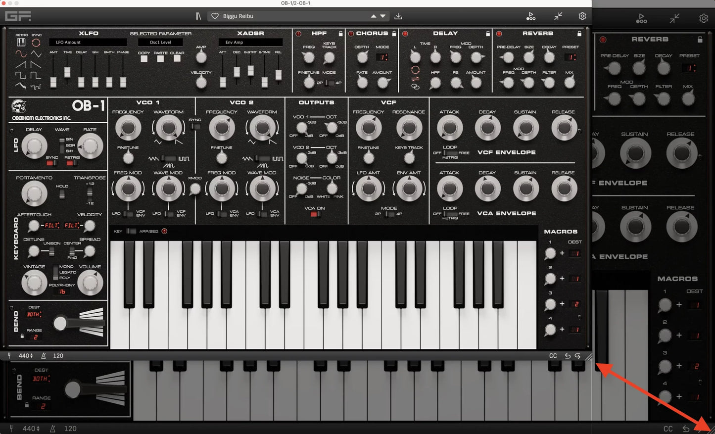 GForce Software - Oberheim OB-1