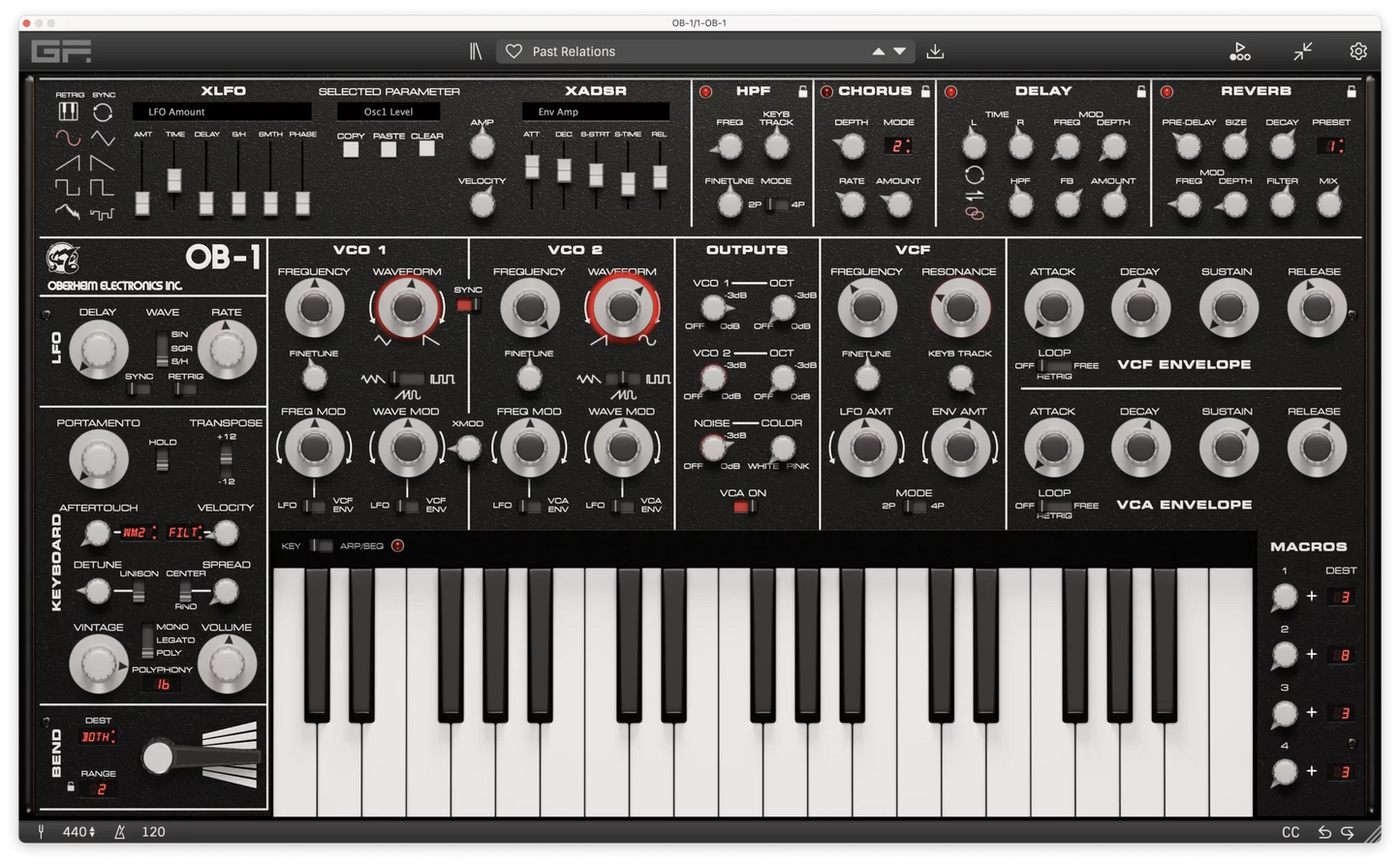 GForce Software - Oberheim OB-1