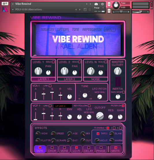 Vibe Rewind - Kontakt Player Library